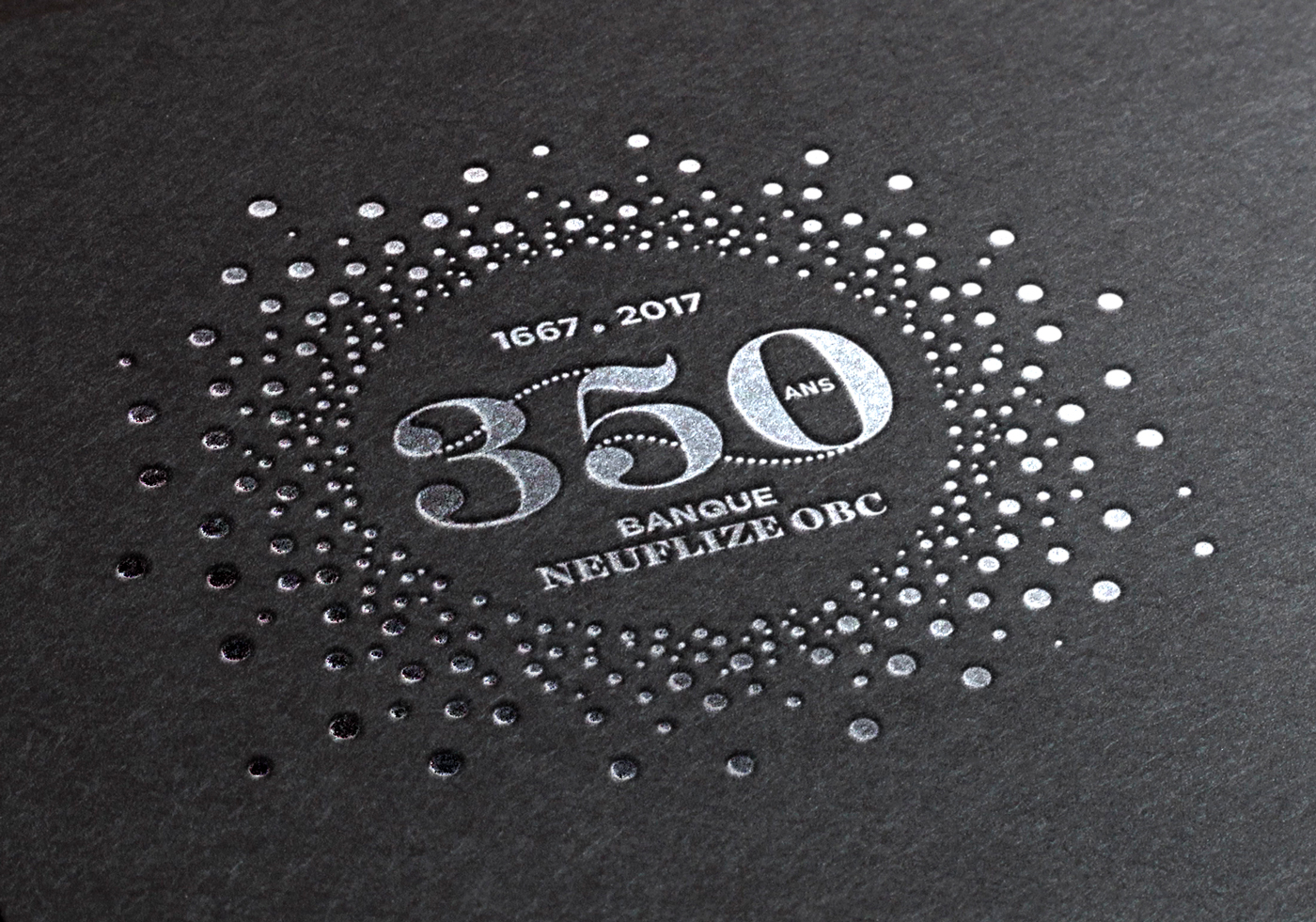 Neuflize OBC 350 ans - Un design pensé par l’agence de design de Paris Partisan du Sens.