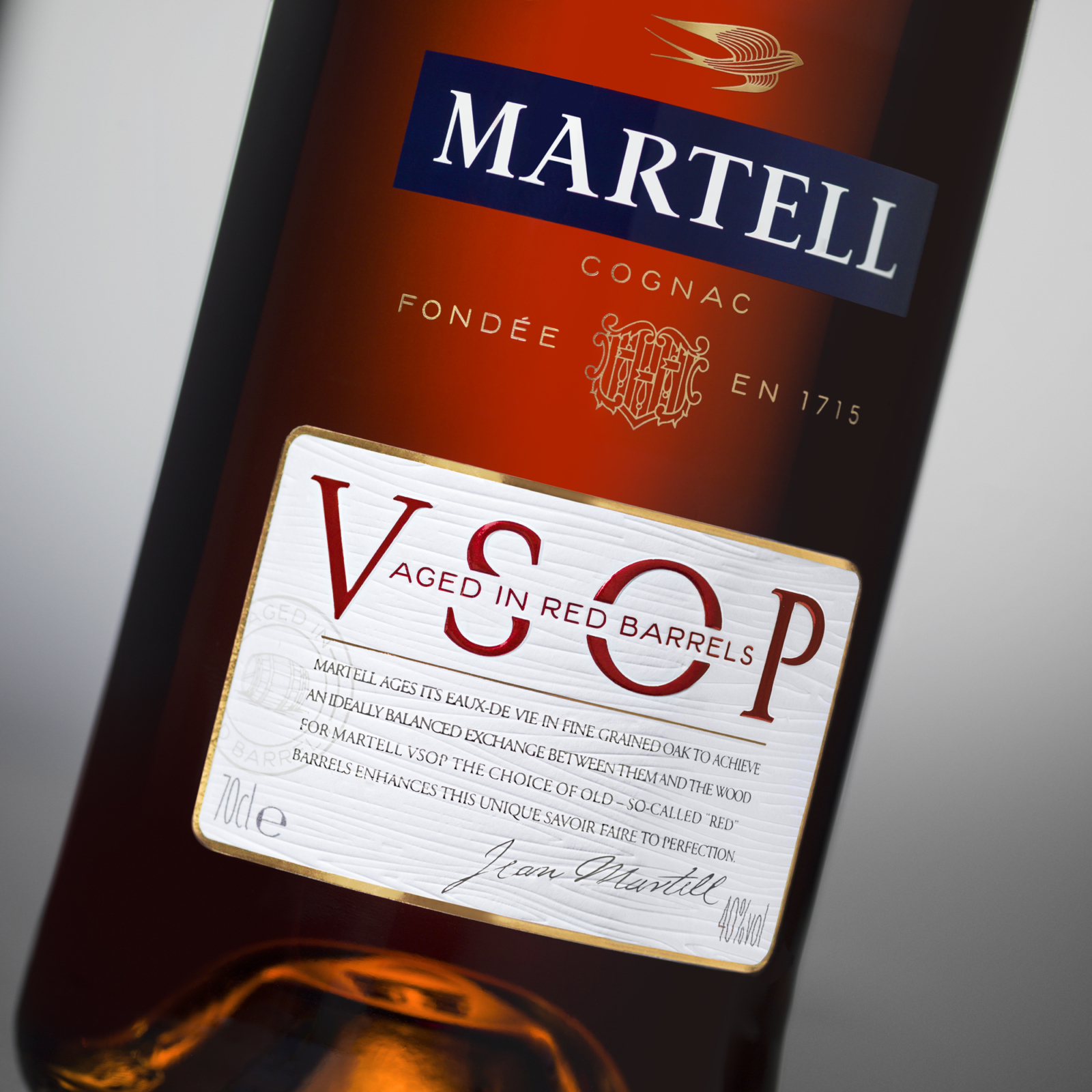 Martell VSOP - Un design pensé par l’agence de design de Paris Partisan du Sens.