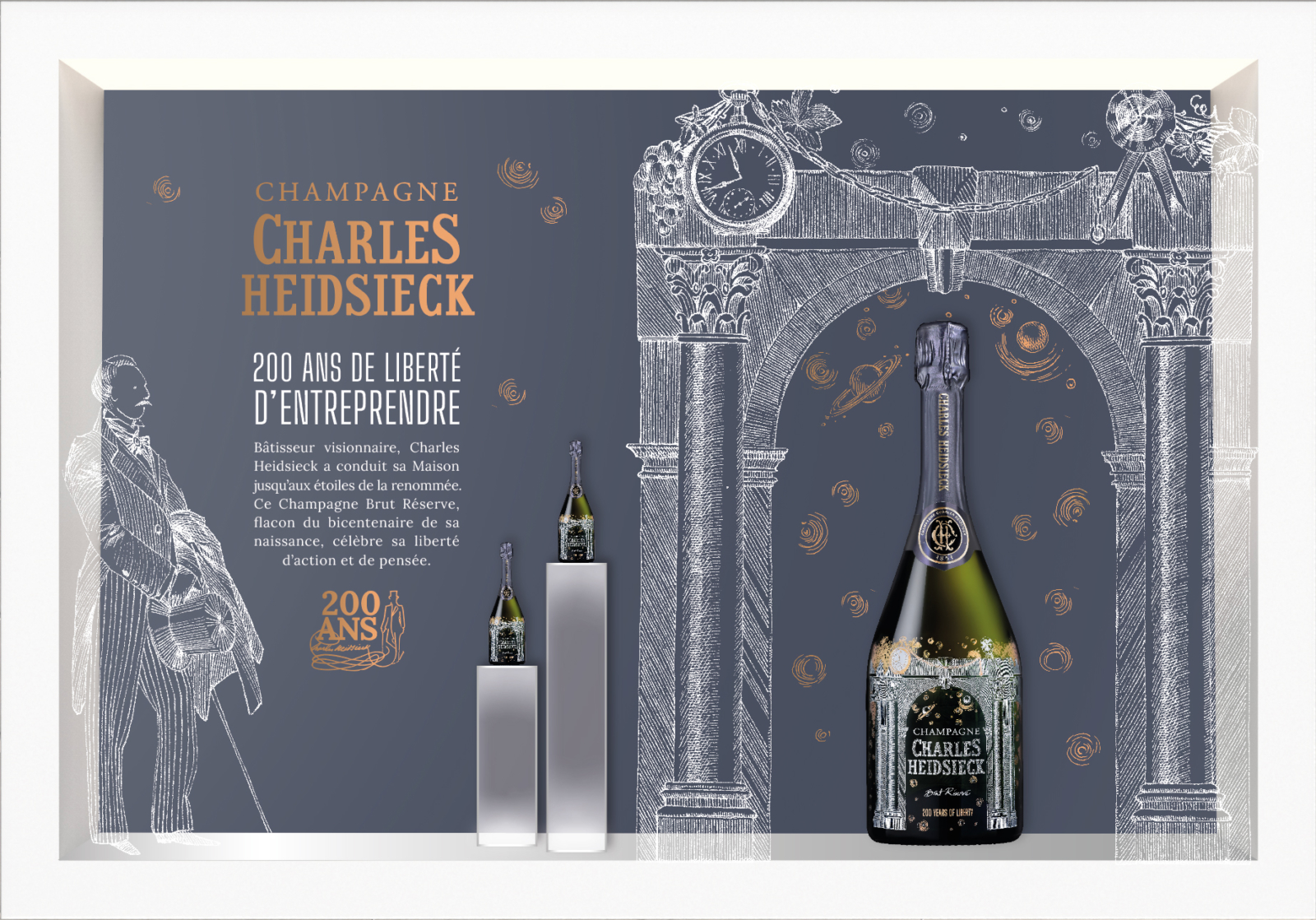 CHARLES HEIDSIECK - Un design pensé par l’agence de design de Paris Partisan du Sens.